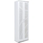 Παπουτσοθήκη-ντουλάπα SANTE  21 ζευγών σε λευκή απόχρωση 60x37x183εκ