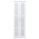 Παπουτσοθήκη-ντουλάπα SANTE  21 ζευγών σε λευκή απόχρωση 60x37x183εκ