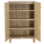 Παπουτσοθήκη-ντουλάπι SANTO  10 ζεύγων χρώμα sonoma 60x34,5x91,5εκ