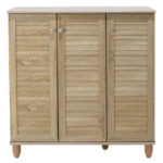 Παπουτσοθήκη-ντουλάπι SANTO  16 ζεύγων χρώμα sonoma 89,5x34,5x91,5εκ