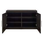 Παπουτσοθήκη-Σκαμπό Crispy  9 ζεύγων χρώμα wenge με μαξιλάρι 94x34,5x60εκ