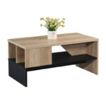 Τραπέζι σαλονιού Naya sonoma-ανθρακί 93x46x43εκ