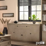 Μπουφές Libby oak 160x39.5x83εκ