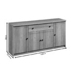 Μπουφές Libby oak 160x39.5x83εκ