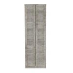 Παπουτσοθήκη-ντουλάπα SANTE  21 ζευγών σε antique ανθρακί 60x37x183εκ