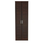 Παπουτσοθήκη-ντουλάπα SANTE  21 ζευγών σε καρυδί 60x37x183εκ