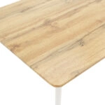 Τραπέζι Cuba  MDF sonoma-λευκό 120x80x75εκ