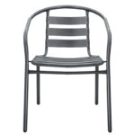 Πολυθρόνα Tade μέταλλο ανθρακί 54x58x73εκ