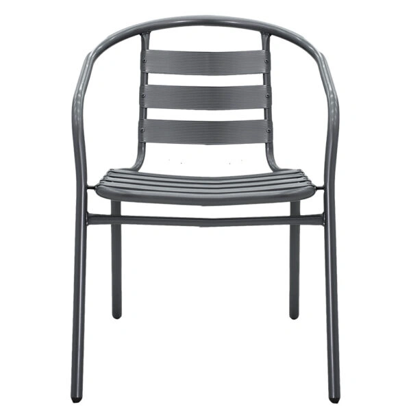 Πολυθρόνα Tade μέταλλο ανθρακί 54x58x73εκ