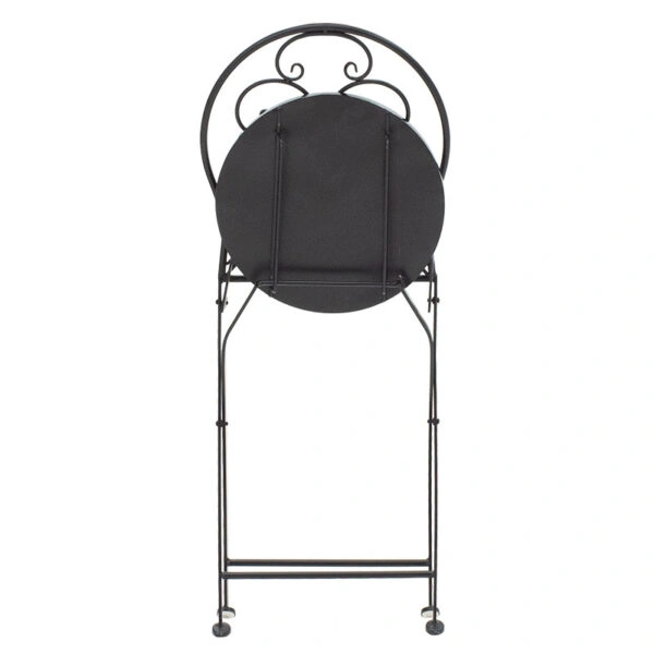 Τραπεζαρία Mosaic  σετ 3τεμ μέταλλο μαύρο