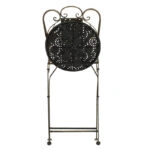 Τραπεζαρία Drill  σετ 3τεμ μέταλλο χρώμα χαλκού antique