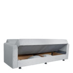 Καναπές Κρεβάτι AMETHYST Τριθέσιος Ανοιχτό Γκρι 214x78x78cm