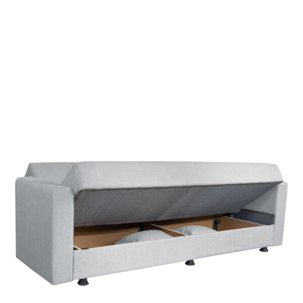 Καναπές Κρεβάτι AMETHYST Τριθέσιος Ανοιχτό Γκρι 214x78x78cm