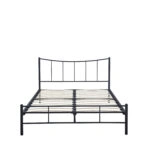 Κρεβάτι Διπλό  ROSE Μαύρο Μέταλλο 208x159x100cm (Στρώμα 150x200cm)