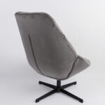 Πολυθρόνα CHANTIERI Γκρι Ύφασμα/Μέταλλο 94x71x83cm