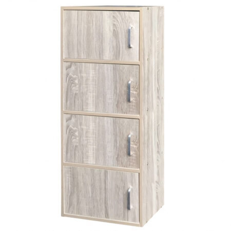 Ντουλάπα BEGONIA Φυσικό Χρώμα 42x30x106.2cm