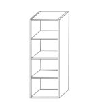 Ντουλάπα BEGONIA Φυσικό Χρώμα 42x30x106.2cm