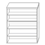 Παπουτσοθήκη  IGNE Λευκό Μοριοσανίδα/Μελαμίνη 90x33x100cm