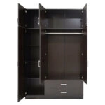 Ντουλάπα BENGTA Μαύρο Μοριοσανίδα 150x60x240cm