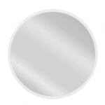 Καθρέπτης Τοίχου  MAKUR Λευκό Μοριοσανίδα/Γυαλί 60x60cm