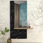 Έπιπλο Εισόδου AOKI Μαύρο/Φυσικό Μοριοσανίδα/Μελαμίνη 60x15x120cm