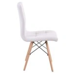 Καρέκλα CUPPLESSUS Λευκό PU 43x55x86cm