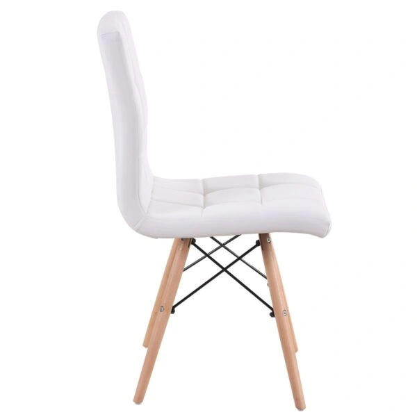 Καρέκλα CUPPLESSUS Λευκό PU 43x55x86cm