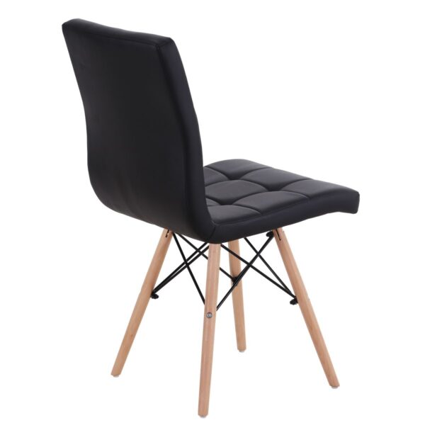 Καρέκλα  CUPPLESSUS Μαύρο PU 43x55x86cm