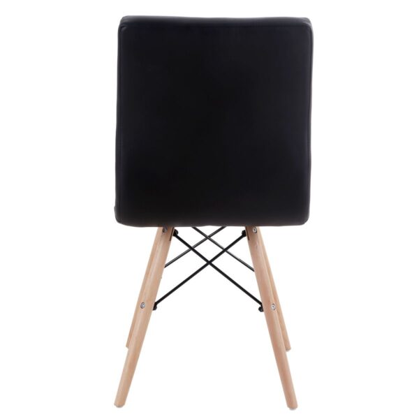 Καρέκλα  CUPPLESSUS Μαύρο PU 43x55x86cm