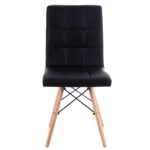 Καρέκλα  CUPPLESSUS Μαύρο PU 43x55x86cm