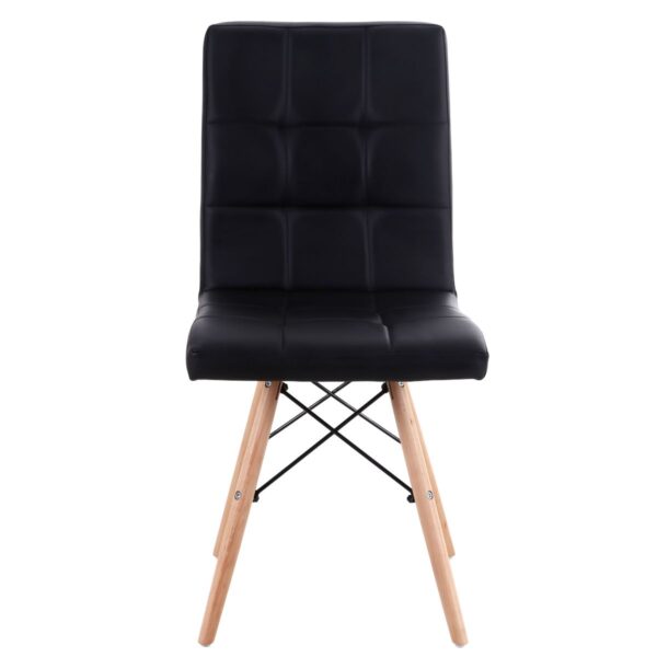 Καρέκλα  CUPPLESSUS Μαύρο PU 43x55x86cm