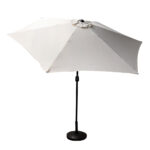 Ομπρέλα Κήπου  GRACIOSA Μπεζ/Μαύρο Αλουμίνιο/Ύφασμα Φ3x2.55m