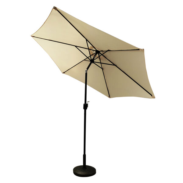 Ομπρέλα Κήπου  GRACIOSA Μπεζ/Μαύρο Αλουμίνιο/Ύφασμα Φ3x2.55m
