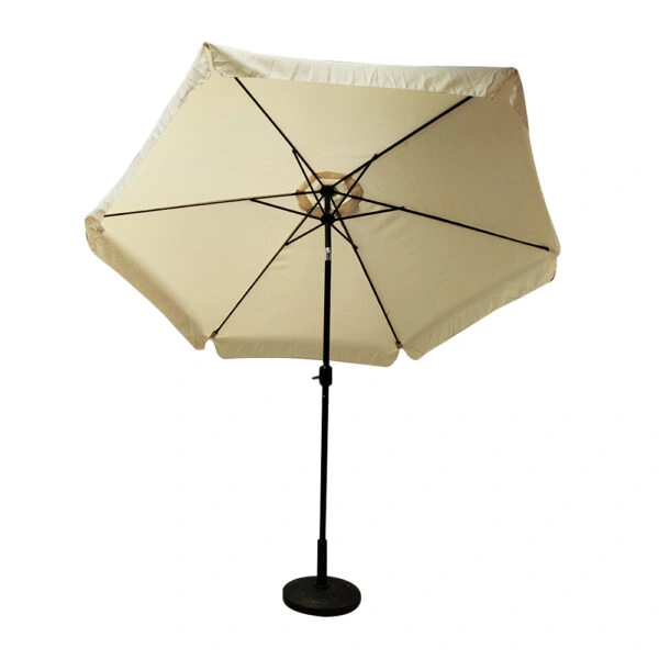 Ομπρέλα Κήπου ANAMI Μπεζ/Μαύρο Αλουμίνιο/Ύφασμα Φ3x2.45m
