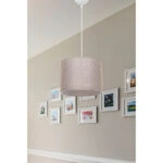 Φωτιστικό οροφής μονόφωτο PWL-1115 Ε27 μπεζ-λευκό Φ22x16,5εκ