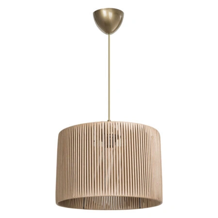 Φωτιστικό οροφής μονόφωτο PWL-1118 Ε27 φυσικό Φ30x24εκ