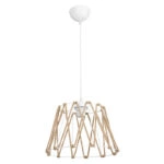 Φωτιστικό οροφής μονόφωτο PWL-1160 Ε27 μπεζ Φ31x23.5εκ