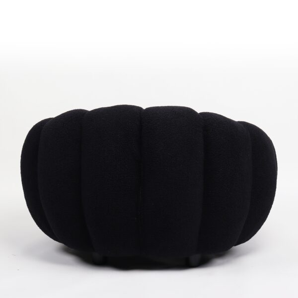 Πολυθρόνα AFET Μαύρο Ύφασμα/Ξύλο 94x89x61cm