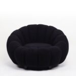 Πολυθρόνα AFET Μαύρο Ύφασμα/Ξύλο 94x89x61cm