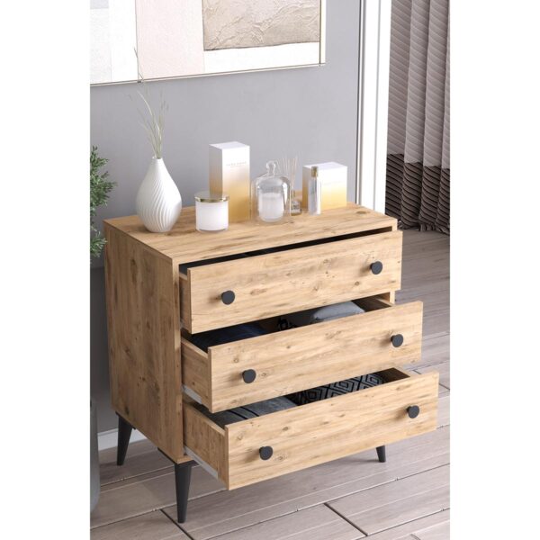 Συρταριέρα AMARI Δρυς Μοριοσανίδα 72x43x79cm