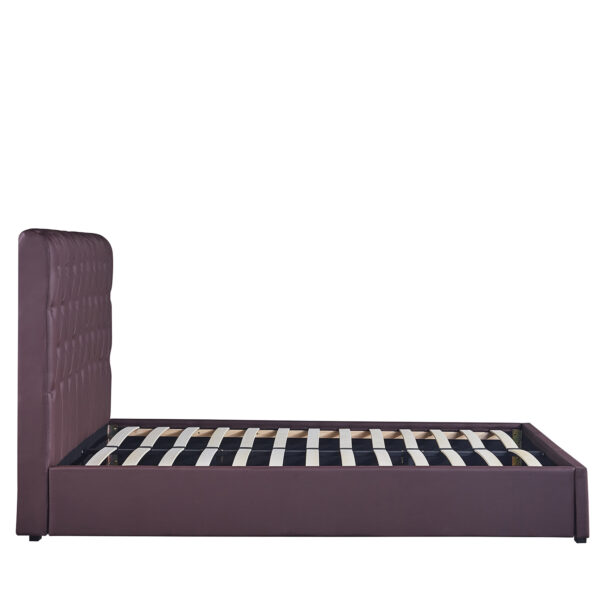 Κρεβάτι ARABIS Καφέ PU (Στρώμα 150x200cm)