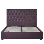 Κρεβάτι ARABIS Καφέ PU (Στρώμα 150x200cm)