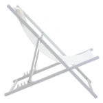 Σεζλόνγκ επαγγελματική Corte αλουμίνιο λευκό-textilene μπεζ