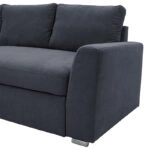 Γωνιακός καναπές-κρεβάτι δεξιά γωνία Belle ανθρακί 236x164x88εκ