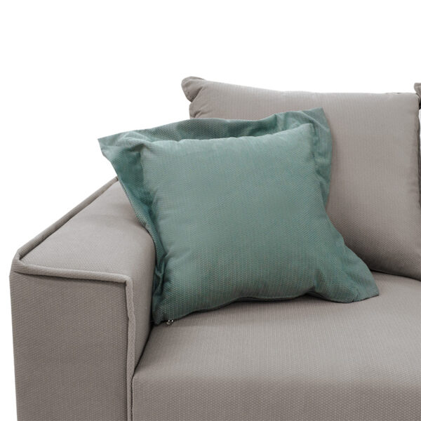 Γωνιακός καναπές Fabulous αναστρέψιμος ύφασμα elephant-ciel 240x165x95εκ