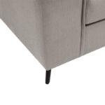 Γωνιακός καναπές Fabulous αναστρέψιμος ύφασμα elephant-ciel 240x165x95εκ