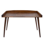 Γραφείο εργασίας Brady φυσικό ξύλο πεύκου καρυδί 119x59x75εκ