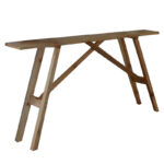 Κονσόλα Roosevelt  καρυδί ξύλο πεύκου 35mm καρυδί 119x29x80εκ