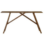 Κονσόλα Roosevelt  καρυδί ξύλο πεύκου 35mm καρυδί 119x29x80εκ