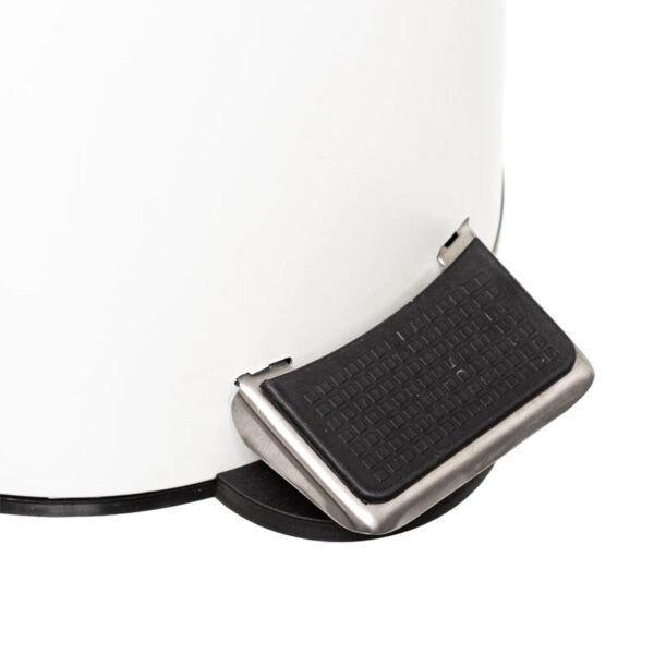 Κάδος απορριμμάτων 3L Nature μεταλλικός λευκό-φυσικό